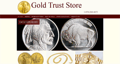 Desktop Screenshot of goldtruststore.com