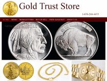 Tablet Screenshot of goldtruststore.com